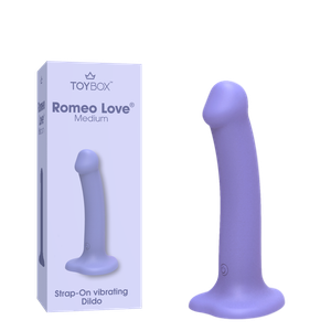 ויברטור בינוני נצמד עם בסיס Romeo Love Medium