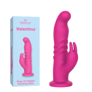 ויברטור ארנבון נצמד עם בסיס רחב Valentina