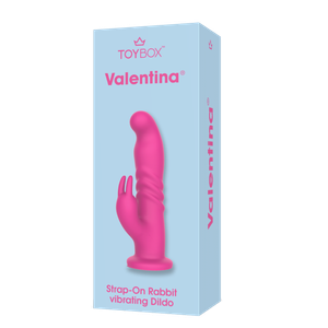 ויברטור ארנבון נצמד עם בסיס רחב Valentina
