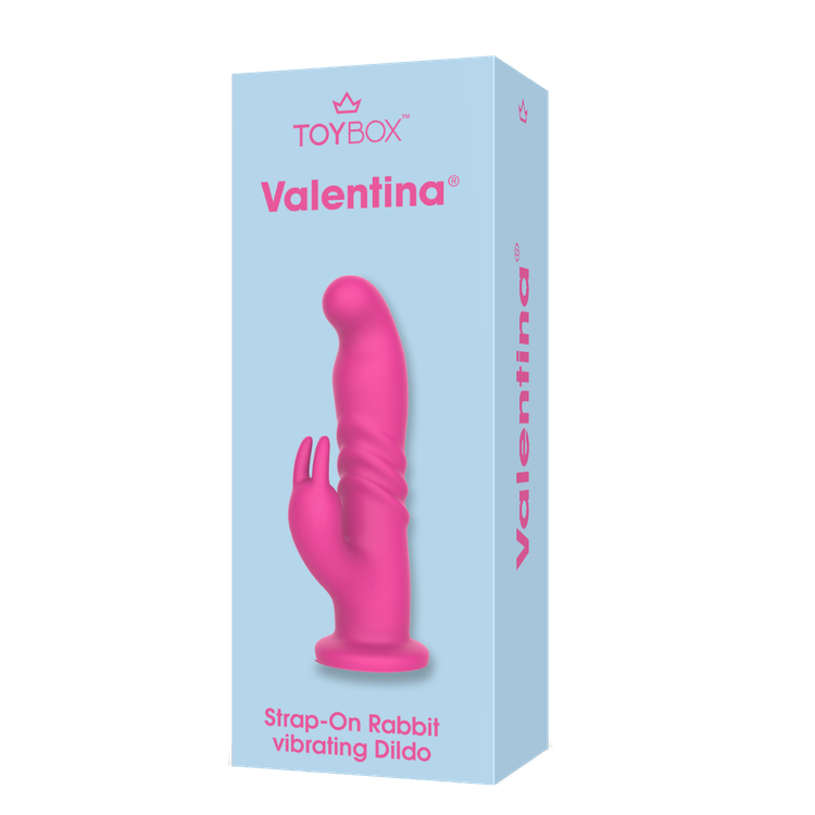 ויברטור ארנבון נצמד עם בסיס רחב Valentina