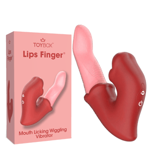 ויברטור אנבון מלקק ומתפתל Lips Finger