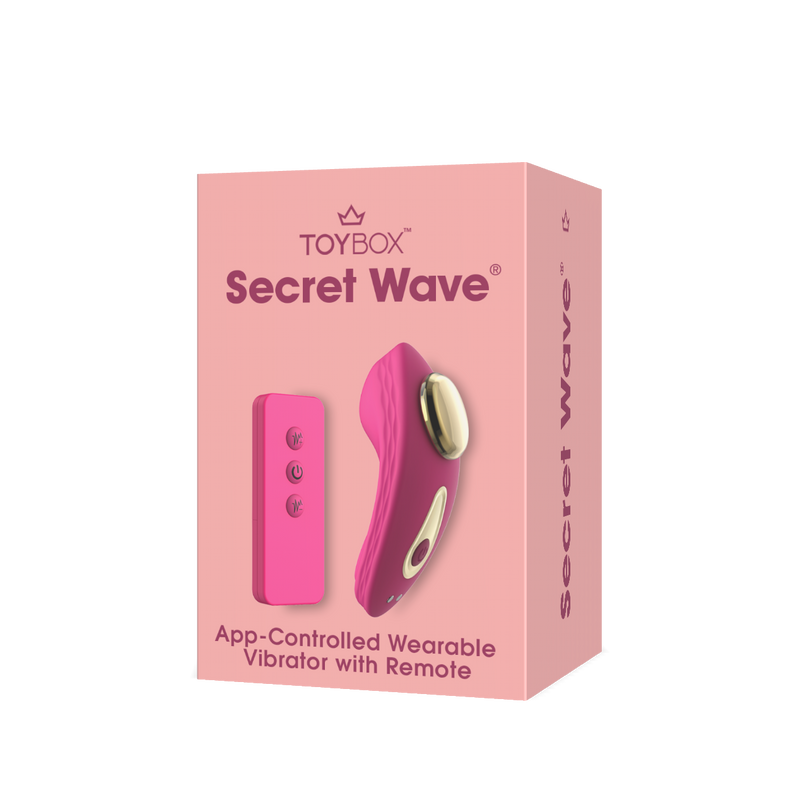 ויברטור מתלבש עם שלט Secret Wave