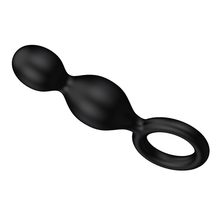 פלאג חרוזים שחור 3.5 ס"מ