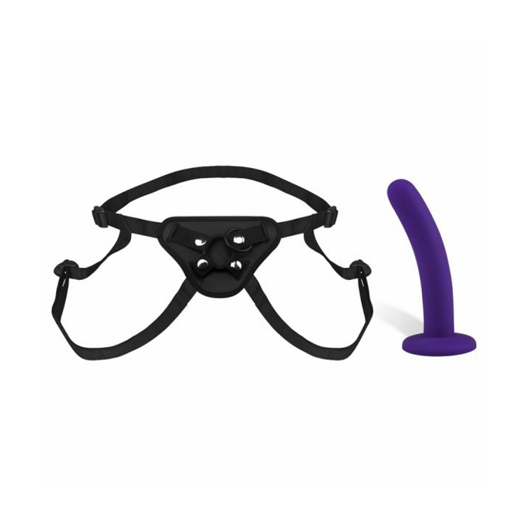 סט סטרפאון ודילדו קטן למתחילות