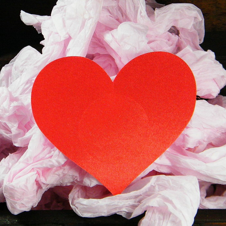 כיסויי פטמות לב אדום