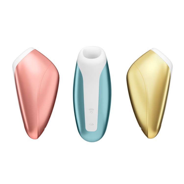 ​Love Breeze ויברטור יונק קומפקטי בצבעים מטאליים סקסיים Satisfyer​