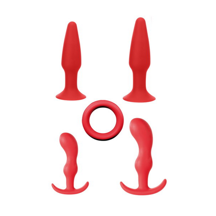 Jovial סט של ארבעה פלאגים אנאליים וקוקרינג