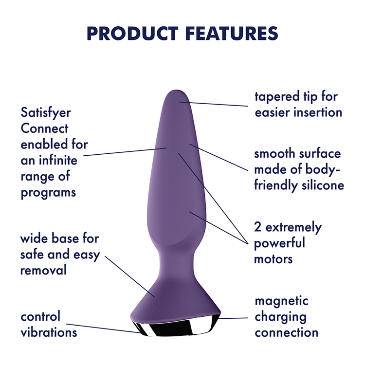 Plug-ilicious 1 by Satisfyer פלאג אנאלי רוטט