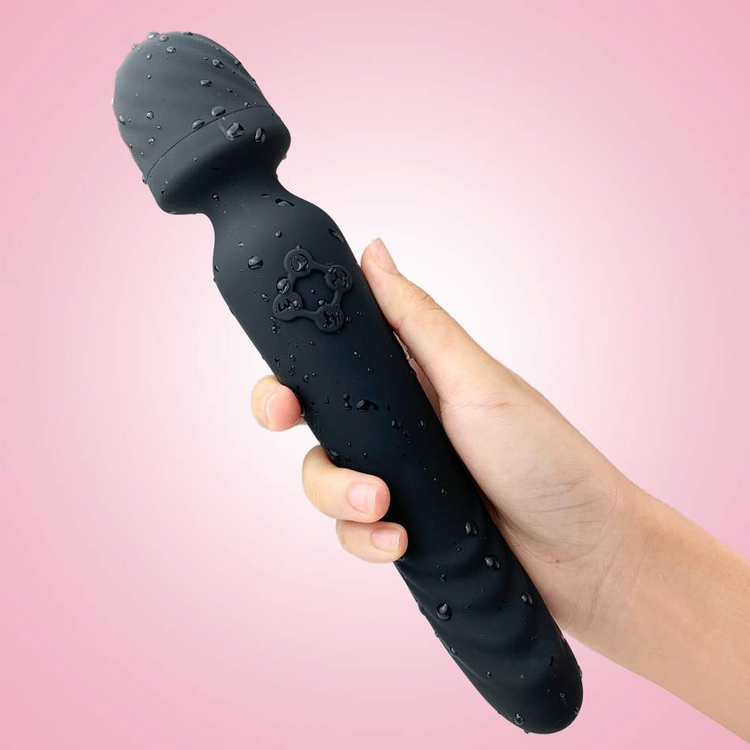 Double Wand Heat ויברטור וונד דו-צדדי מתחמם