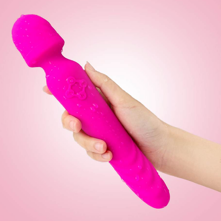 Double Wand Heat ויברטור וונד דו-צדדי מתחמם