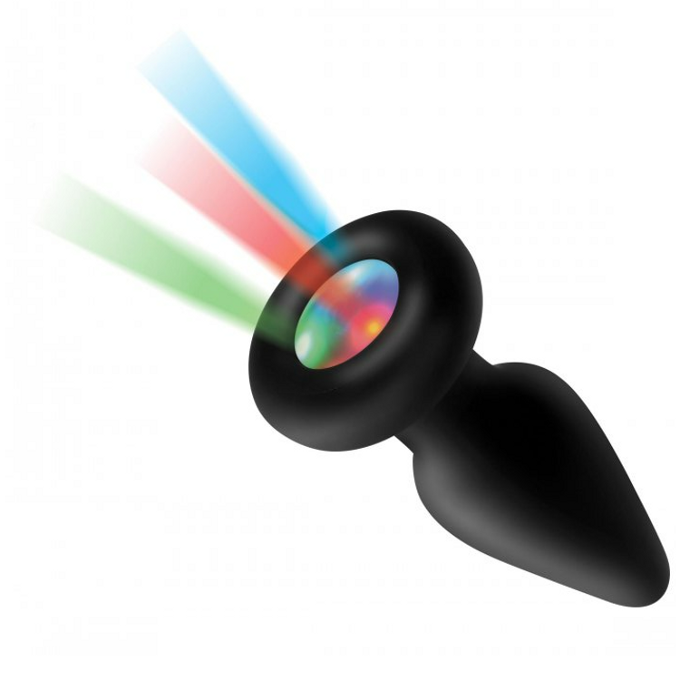 Light Up באט פלאג קטן מסיליקון עם אורות