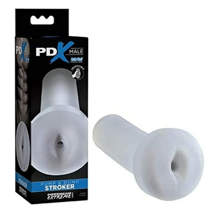 PDX Male Stroker Clear שרוול אוננות אנאלי לגבר​