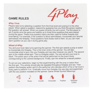 4play סט ארבעה משחקים סקסיים