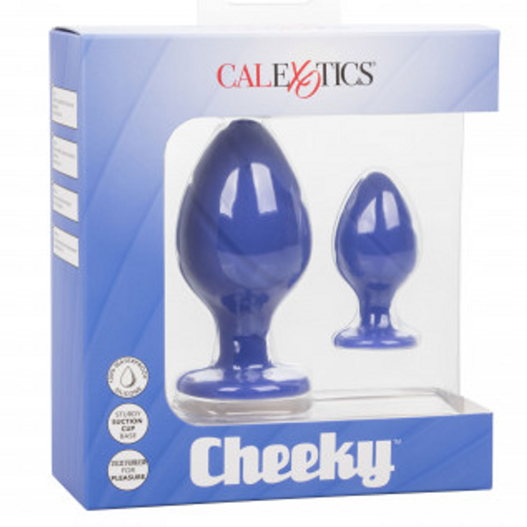 ​Cheeky זוג פלאגים אנאליים כחולים CalExotics​