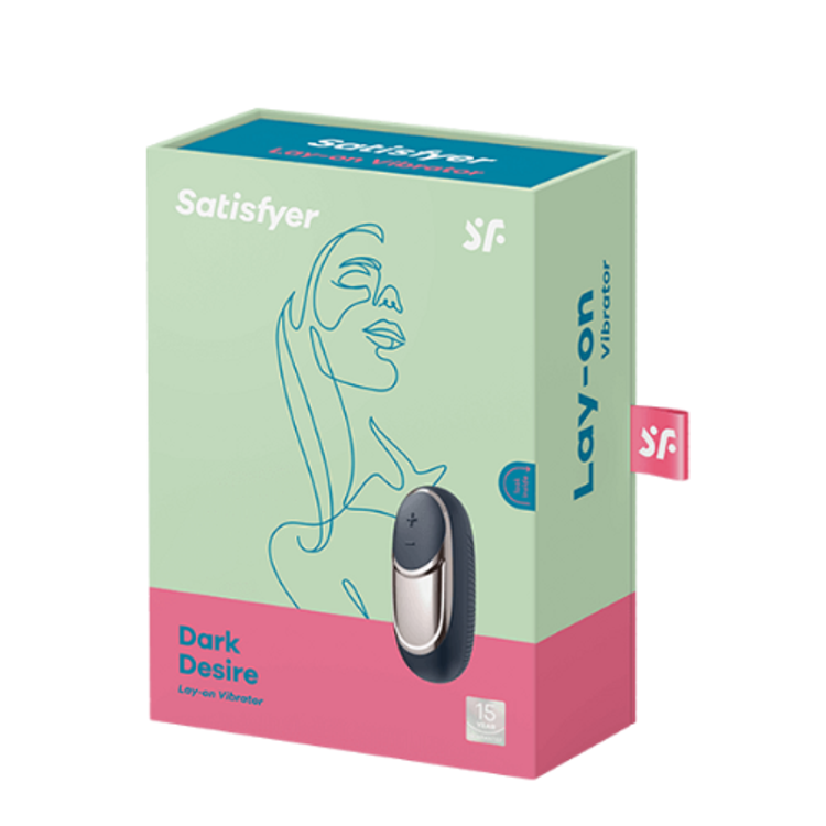 Satisfyer Dark Desire ויברטור שחור וזהב לדגדגן