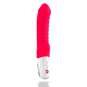 Tiger G5 ויברטור כפוף מחוספס מסיליקון ורוד Fun Factory