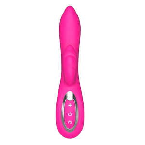 Touch 2 ויברטור סיליקון ורוד עם שני מנועים לגירוי חיצוני ופנימי מגיב למגע Nalone