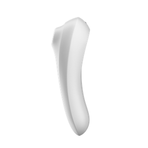 Dual Pleasure ויברטור דו-צדדי רוטט ויונק עם אפליקציה של Satisfyer