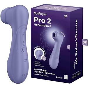 Satisfyer Pro 2 Generation 3 טפיחה ויניקה בצבע סגול לילך