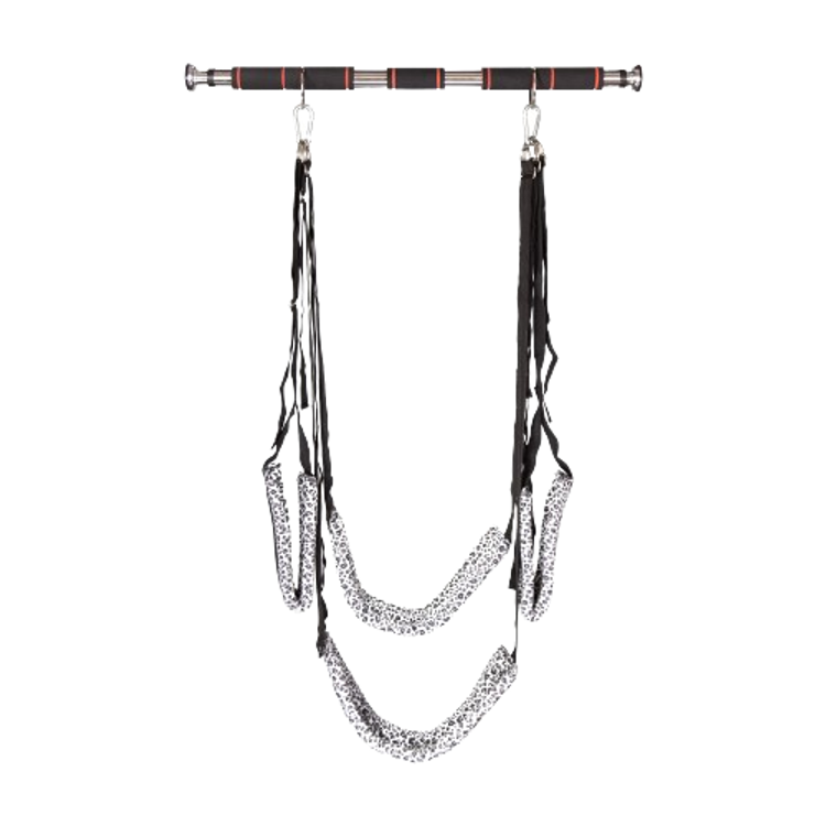 נדנדה ביתית מנומרת לבן