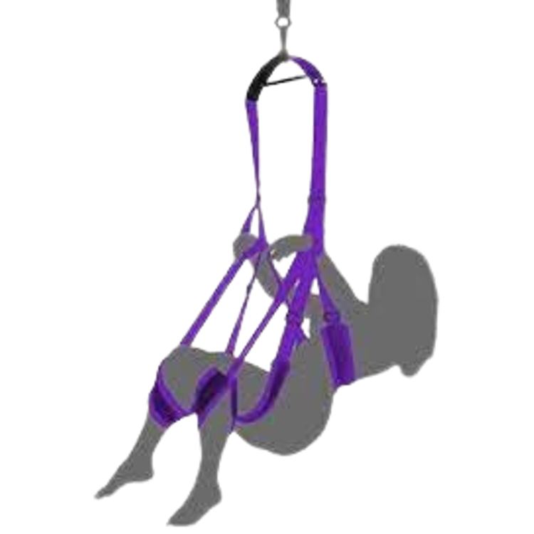 נדנדה ביתית מנומרת לבן