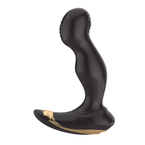 מעסה ערמונית רוטט וטופח עם שלט 'באק טאפ'