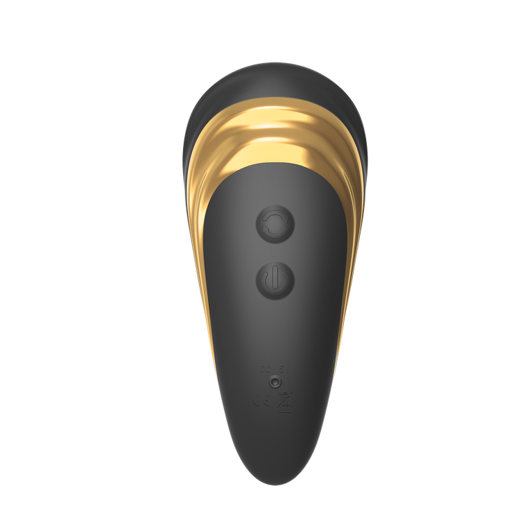 מעסה ערמונית רוטט וטופח עם שלט 'באק טאפ'