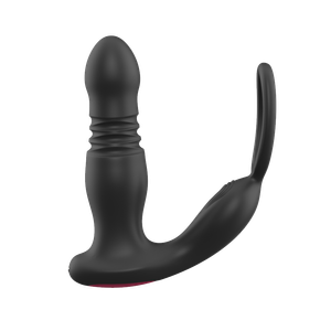 מעסה ערמונית לינארי רוטט עם שלט 'לוק דאון'