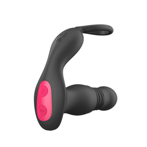 מעסה ערמונית לינארי רוטט עם שלט 'לוק דאון'