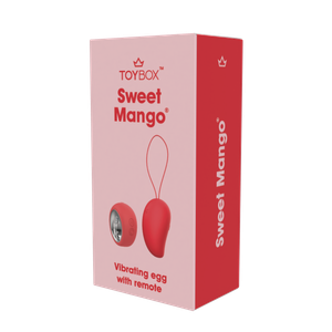 ביצת רטט עם שלט 'סוויט מנגו'