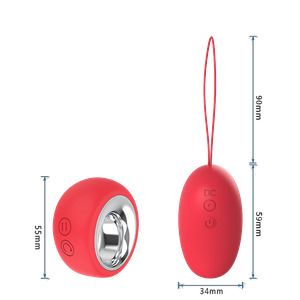 ביצת רטט עם שלט 'סוויט מנגו'