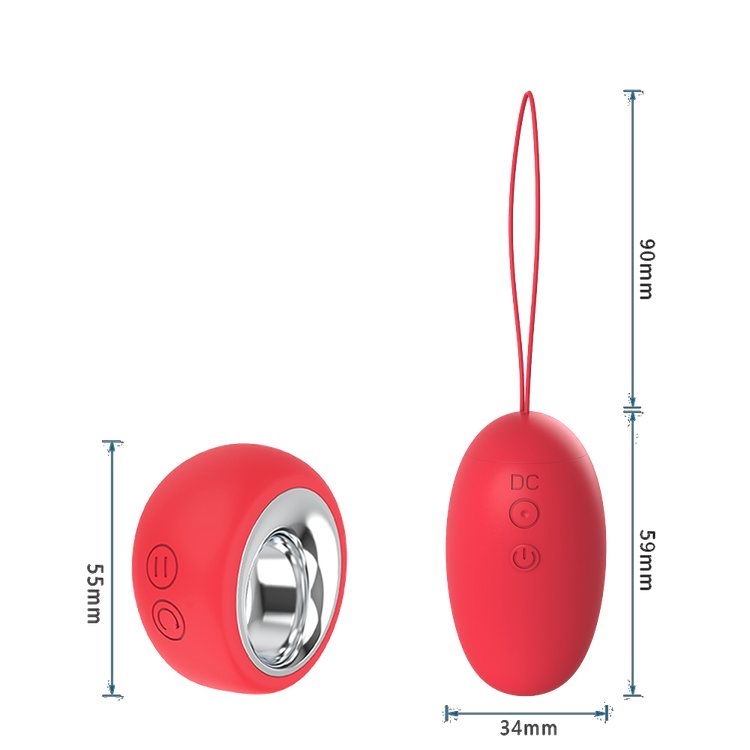 ביצת רטט עם שלט 'סוויט מנגו'