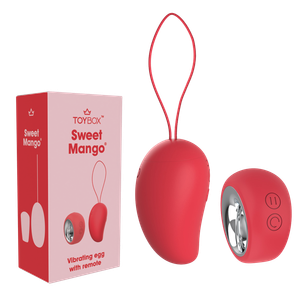 ביצת רטט עם שלט 'סוויט מנגו'