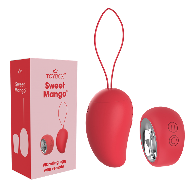 ביצת רטט עם שלט 'סוויט מנגו'