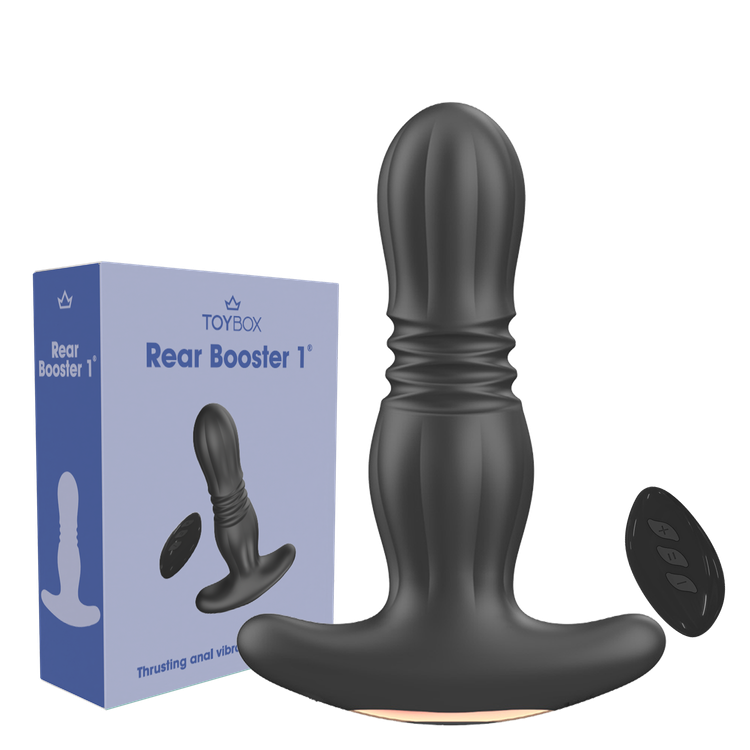 פלאג אנאלי לינארי רוטט עם שלט 'רר בוסטר 1'