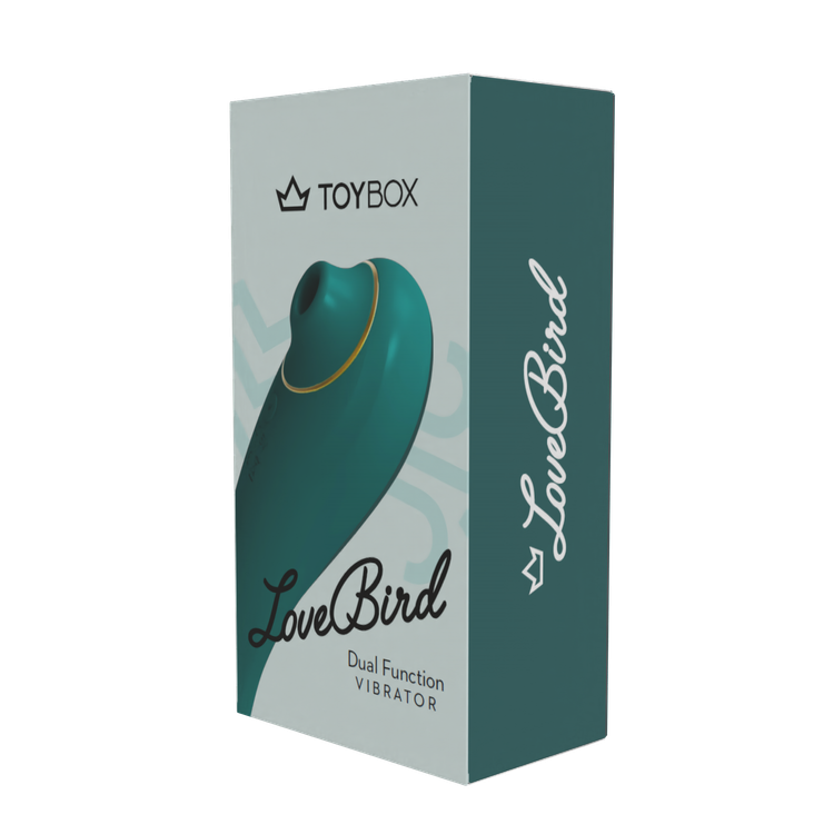 ויברטור יונק ורוטט 'לאב בירד' ירוק