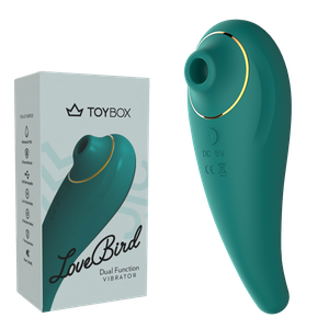 ויברטור יונק ורוטט 'לאב בירד' ירוק