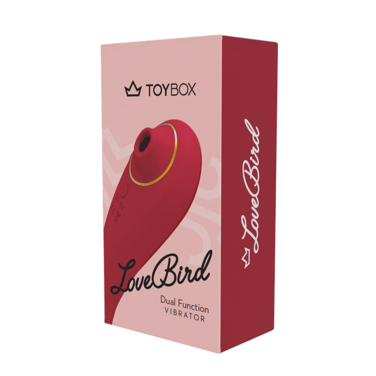 ויברטור יונק ורוטט 'לאב בירד' אדום