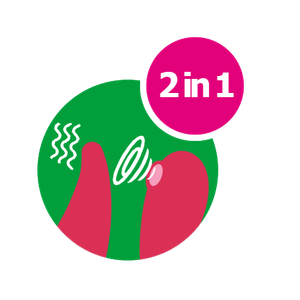 ויברטור יונק ורוטט 'לאב בירד' אדום