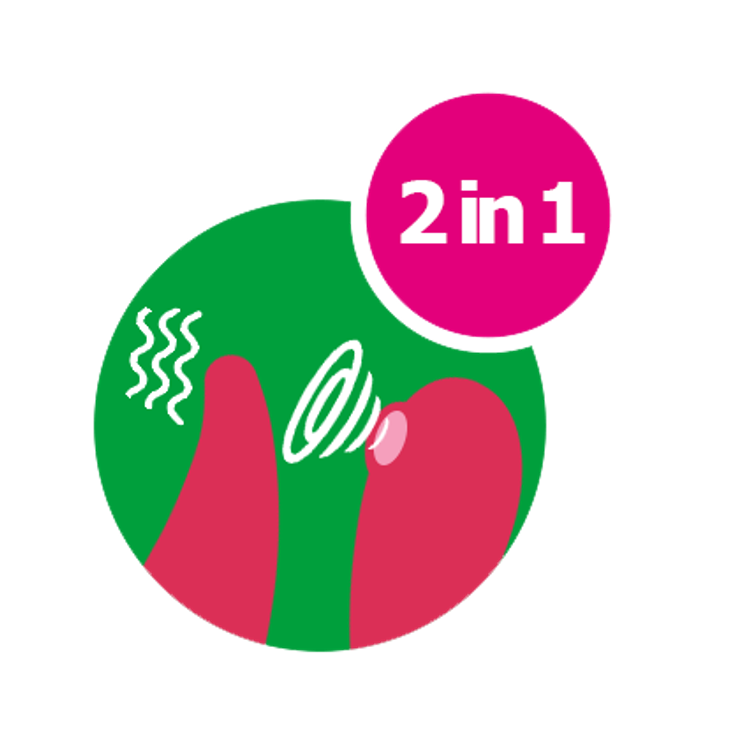 ויברטור יונק ורוטט 'לאב בירד' אדום