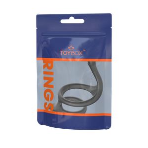 טבעת כפולה עם טוויסט 'דאבל סנייק רינג'