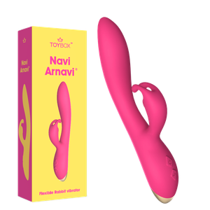 ויברטור ארנבון 'נבי הארנבי' ורוד