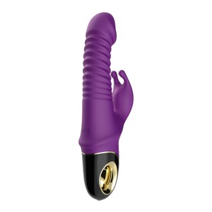 ויברטור מדמה חדירה ספירלית  'סופר ארנבי נבי' סגול