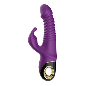 ויברטור מדמה חדירה ספירלית  'סופר ארנבי נבי' סגול