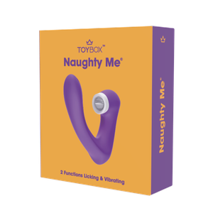 ויברטור מלקק וחודר 'נוטי מי' סגול