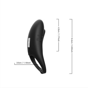 טבעת רטט עם שלט 'שארק רינג'