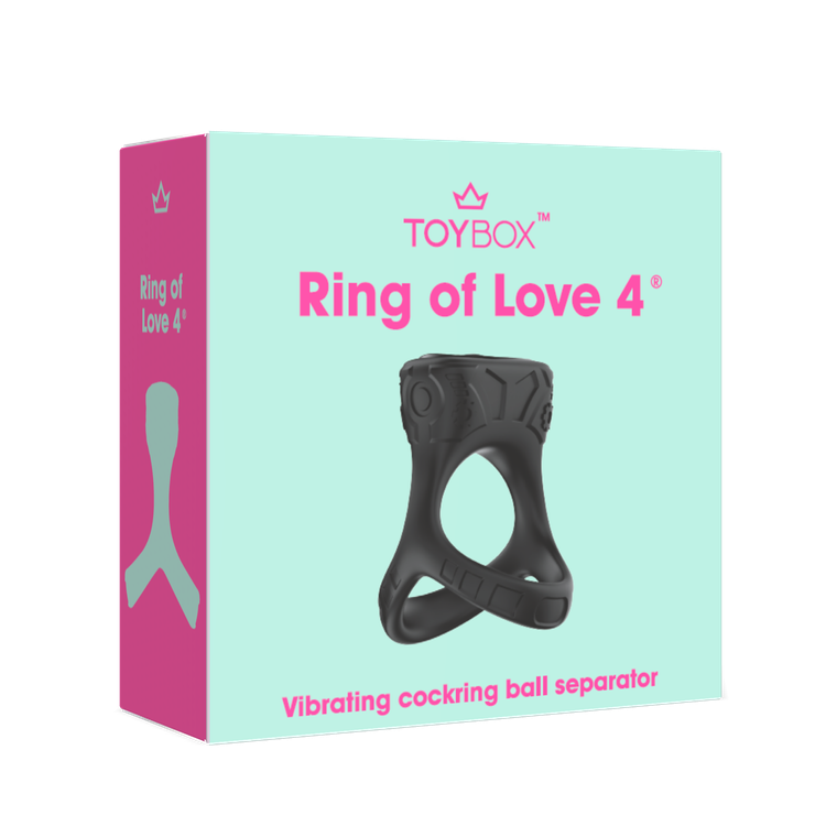 טבעת רטט מפצלת עם מנוע נשלף 'רינג אוף לאב 4'