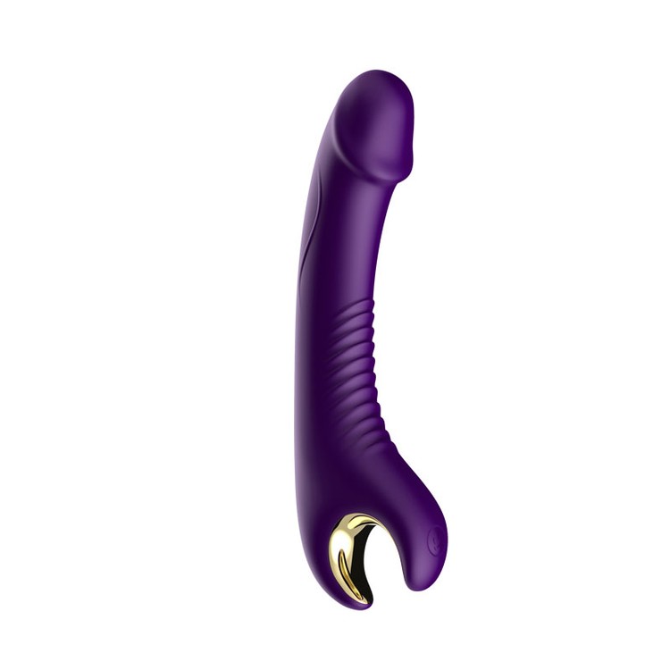 ויברטור רוטט ומסתובב 'ספין מי' סגול