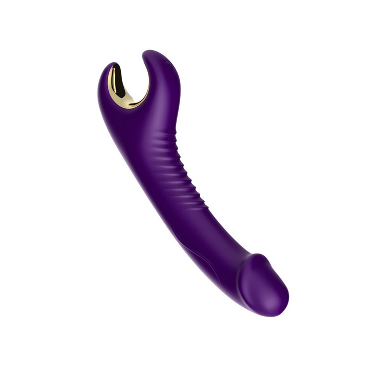 ויברטור רוטט ומסתובב 'ספין מי' סגול