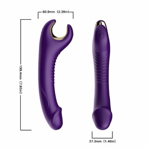 ויברטור רוטט ומסתובב 'ספין מי' סגול